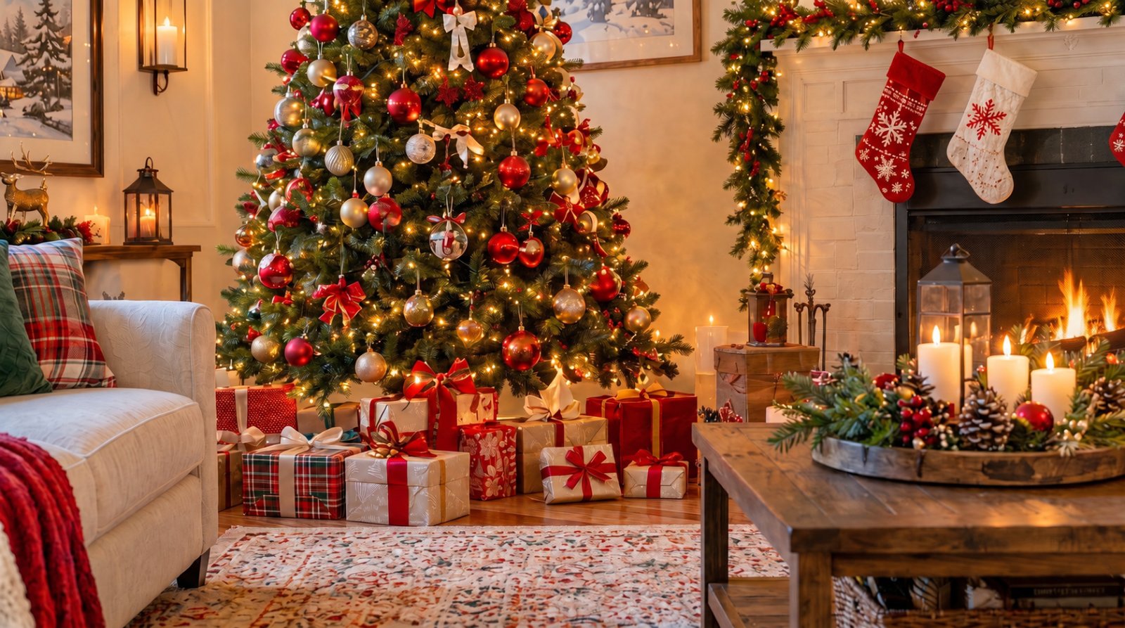 11 Beautiful Ways to Make Your Living Room Cozy and Festive for Christmas